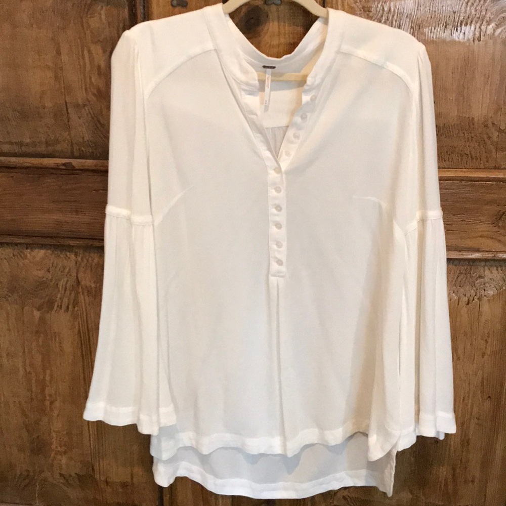 Free People off white blouse! Worn once!